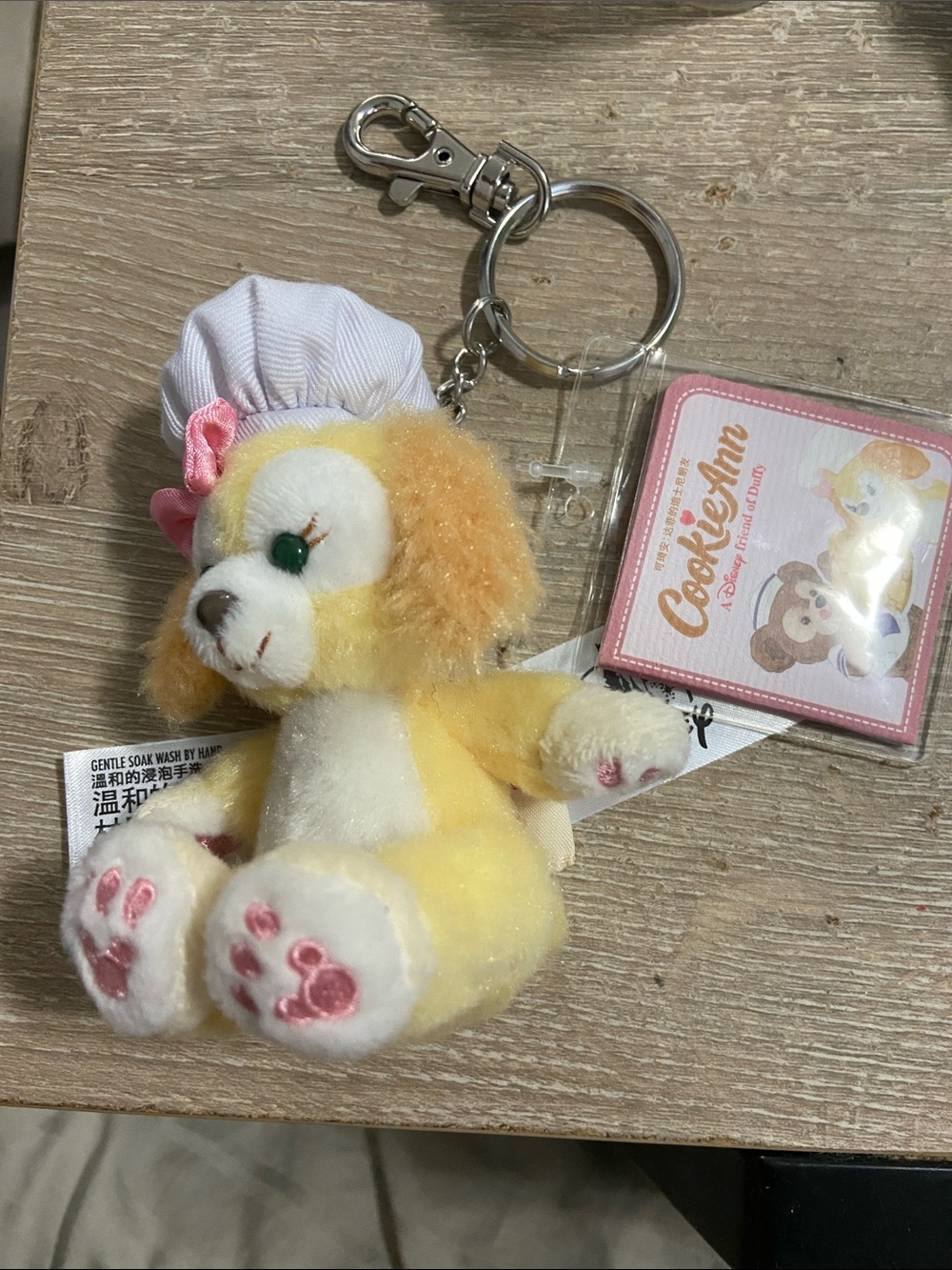 Rare Disneyland Tokyo Duffy's Friend Cookie Ann Keychain Mini w/ Original Tags